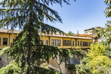 Bursa, Türkiye-12 Ağustos 2019.Bursa Osmanlı İmparatorluğu'nun ilk başkentidir. Türkiye dördüncü büyük ve tarihi şehirdir. Bursa'dan görünüm 