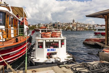 istanbul,türkiye-08 Eylül 2019.istanbul,eski şehir genel şehir manzaralı Asya ve Avrupa kıtasının ortasında rüya şehir