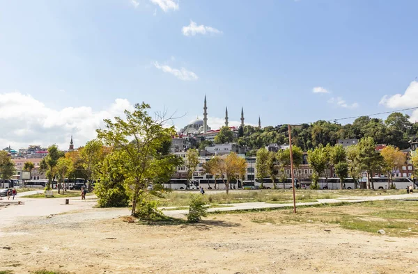 Istanbul Türkiye Eylül 2019 Istanbul Eski Şehir Genel Şehir Manzaralı — Stok fotoğraf