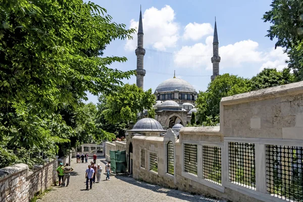 Eyup Istanbul Peru Junho 2019 Mesquita Eyup Sultan Construída Perto — Fotografia de Stock