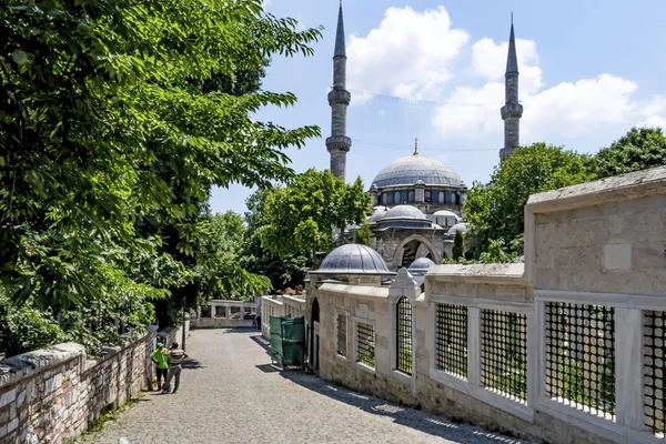 Eyup Istanbul Pavo Junio 2019 Mezquita Eyup Sultan Está Construida — Foto de Stock