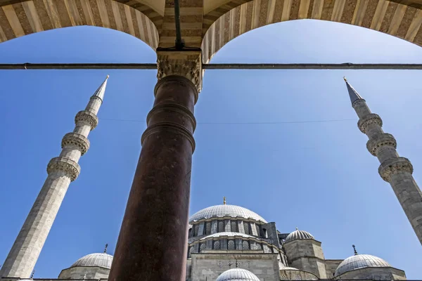 Istanbul Peru Agosto 2019 Vista Geral Histórico Sleymaniye Mesquita Construída — Fotografia de Stock