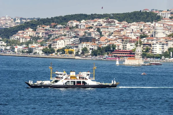 Sarayburnu Istanbul Pavo Agosto 2019 Magnífico Istanbul Bosphorus Vista Mar — Foto de Stock