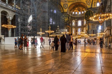 İstanbul 'daki Hürriyet Müzesi' nden Sultanahmet, İstanbul, Türkiye-Augut 3. 2019.