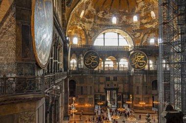 İstanbul 'daki Hürriyet Müzesi' nden Sultanahmet, İstanbul, Türkiye-Augut 3. 2019.