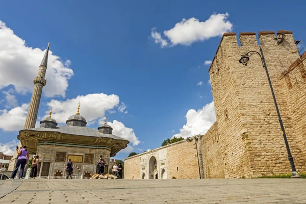 Sultanahmet Istanbul Peru Agosto 2019 Vista Exterior Histórico Museu Hagia — Fotografia de Stock