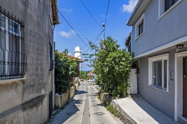 Anadolufeneri, İstanbul, Hindi-Ağustos 2019. Anadolufeneri Karadeniz ve Boğaz kavşağında. peyzaj ve genel manzara anadolufeneri 'den.