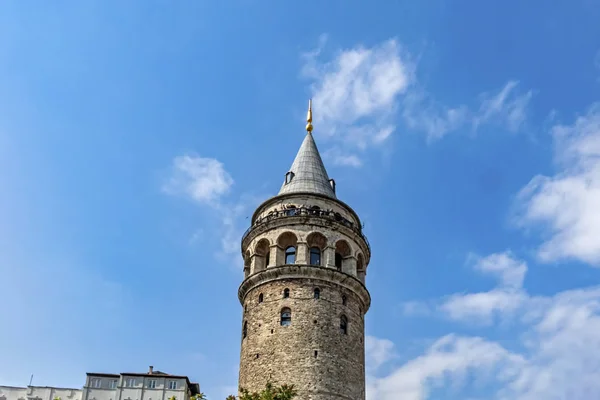 Galata Istanbul Turkey August 2019 Cityscape Galata District Galata Tower — Stock Photo, Image