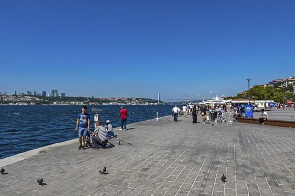 Uskudar Istanbul Peru Agosto 2019 City View Uskudar Beauty Bosporus — Fotografia de Stock
