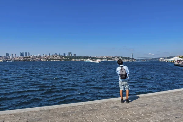 Uskudar Istanbul Dinde Août 2019 City Vue Uskudar Avec Beauté — Photo