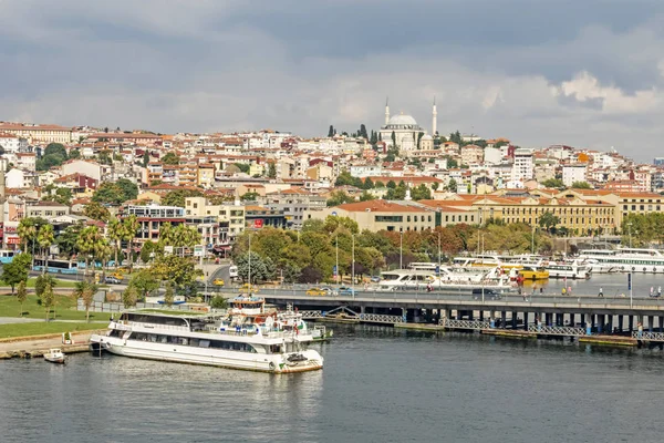 Halic Istanbul Turkey August 2019 Golden Horn Also Known Its — Stock Photo, Image