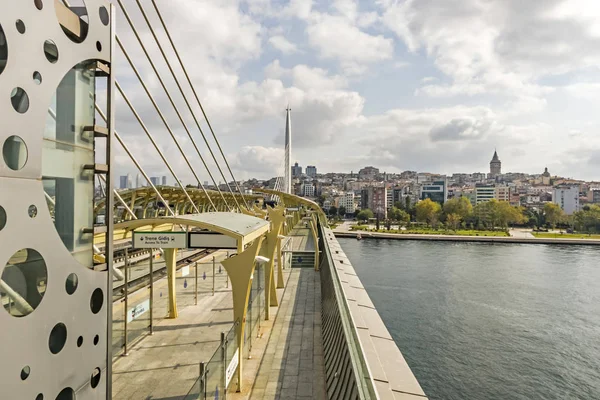 Halic Istanbul Turkey August 2019 Golden Horn Also Known Its — Stock Photo, Image