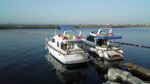 Istanbul Turkey June 2020 Landscape Seascpe Kumkapi Distrist Istanbul Boats — Stock Video