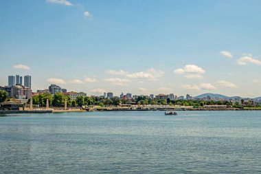 İstanbul, 26 Haziran 20.Rüya Şehri İstanbul, Asya ve Avrupa kıtaları arasında. Yaz mevsiminde İstanbul 'dan manzara ve şehir manzarası.