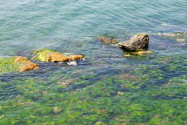 Zeewater Rotsen Natuur — Stockfoto