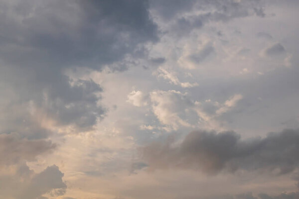cloudy sky background in sunrise