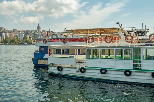 Istanbul Krůtí Srpen 2020 Městský Život Městská Krajina Istanbulu Letní — Stock fotografie