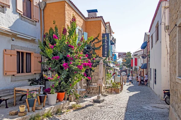 Alacati Izmir Turchia Agosto 2020 Alacati Luogo Turistico Famoso Sue — Foto Stock