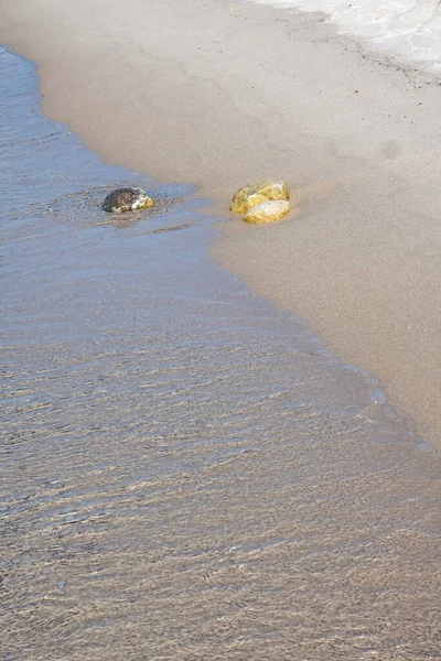 Морський Пейзаж Морського Берега Літній Сезон Фону — стокове фото