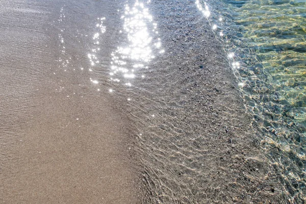 Meereslandschaft Von Der Küste Sommer Für Hintergrund — Stockfoto