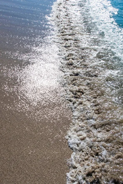 Paesaggio Marino Dalla Riva Del Mare Nella Stagione Estiva Sfondo — Foto Stock