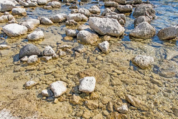 Yaz Mevsiminde Arka Planda Deniz Manzarası — Stok fotoğraf