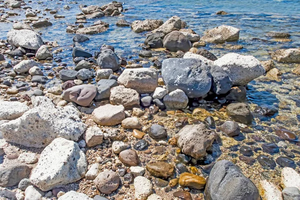 Havsutsikt Från Havet Stranden Sommarsäsongen För Bakgrund — Stockfoto