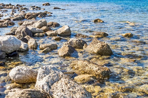 夏は海岸からの海の景色を背景に — ストック写真