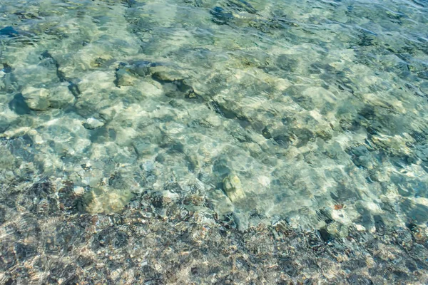 Zeegezicht Van Kust Zomer Seizoen Voor Achtergrond — Stockfoto