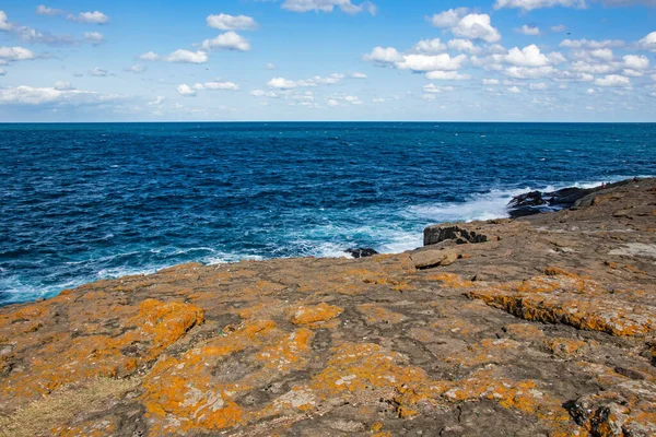 Paisaje Marino Olas Acantilados Costa Del Mar Negro Estambul — Foto de Stock