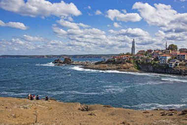 Rumelifeneri, İstanbul, Türkiye-19 Eylül 20.Manzara Karadeniz kıyısındaki büyüleyici İstanbul kenti Rumelifeneri 'den