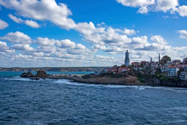 Rumelifeneri, İstanbul, Türkiye-19 Eylül 20.Manzara Karadeniz kıyısındaki büyüleyici İstanbul kenti Rumelifeneri 'den