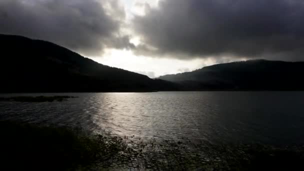 Abant Lake Abant Φυσική Λίμνη Bolu Γαλοπούλας — Αρχείο Βίντεο