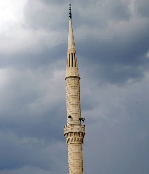 Van Dichtbij Minaretten Moskeeën Minaretten Islam — Stockfoto