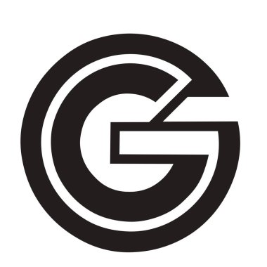 Beyaz arkaplanda LOGO G harfi