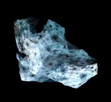 Fraktal balıkgözü mavi beyaz tasarım arka plan