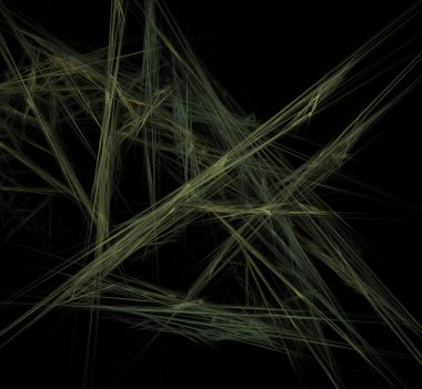 Kamuflaj satırları fraktal siyah bir zemin üzerine