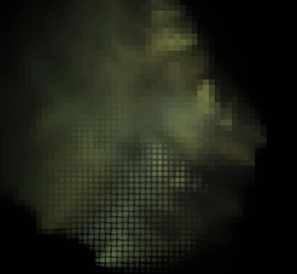 Καμουφλάζ Fractal Pixel Θολή Μαύρο Φόντο — Φωτογραφία Αρχείου