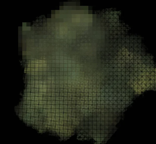 Camouflage grid pixel on a black background