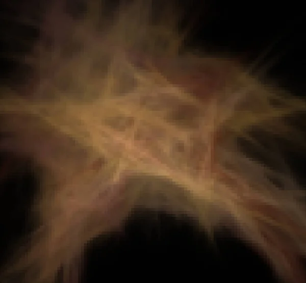 Abstrakcja Fraktal Kolorowych Pikseli Pomarańczowy Złote Czarnym Tle Texture Fraktal — Zdjęcie stockowe