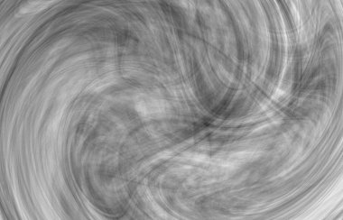 Beyaz arka planda siyah ve beyaz Soyut Fraktal. Fantezi fraktal doku. Dijital sanat. 3D render. Oluşturulan bilgisayar görüntü