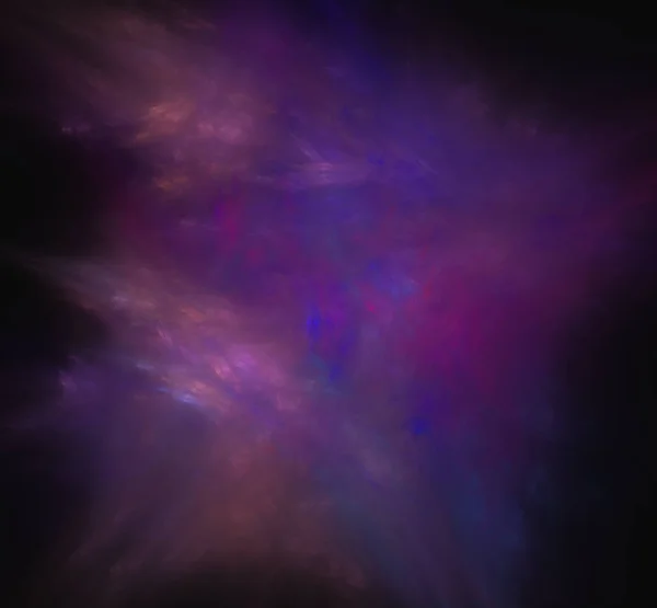 Θολή Μοβ Μπλε Σύννεφο Φαντασία Fractal Υφή Ψηφιακή Τέχνη Rendering — Φωτογραφία Αρχείου
