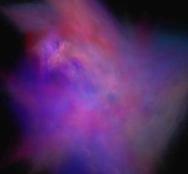 模糊的紫色蓝云 幻想分形纹理 数字艺术 计算机生成的图像 — 图库照片