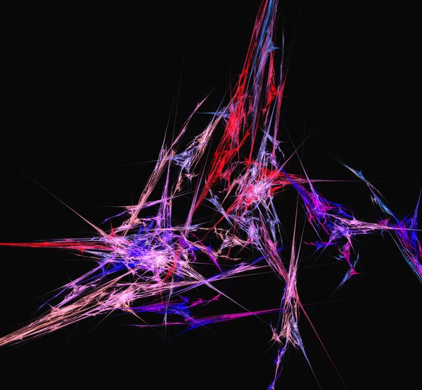 Purple blue lines background.Fantasy fractal texture. Digital art. 3D rendering. Computer generated image