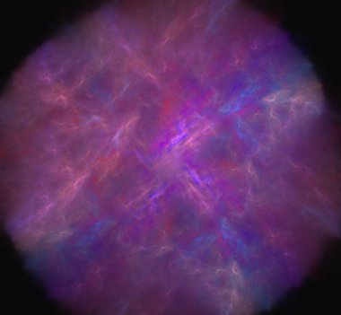 Mor mavi pembe soyut. Fantezi fraktal doku. Dijital sanat. 3D render. Oluşturulan bilgisayar görüntü