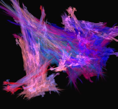 Mor mavi pembe doku. Fantezi fraktal doku. Dijital sanat. 3D render. Oluşturulan bilgisayar görüntü