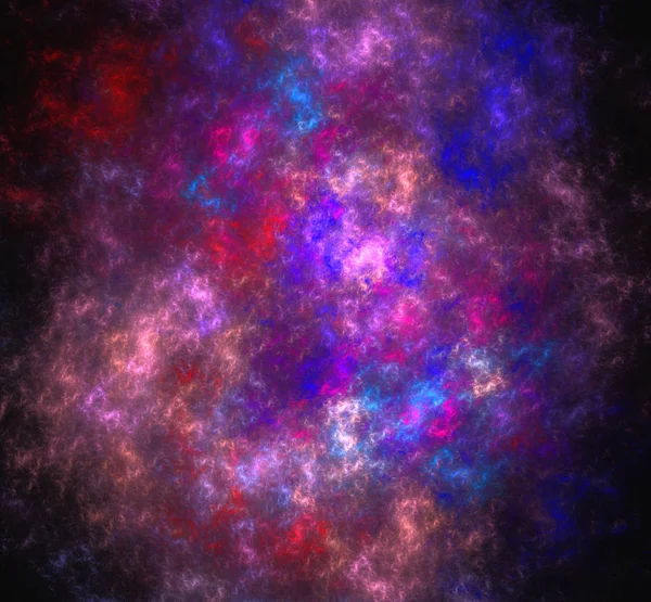 Violet Bleu Rose Abstrait Texture Fractale Fantastique Art Numérique Rendu — Photo