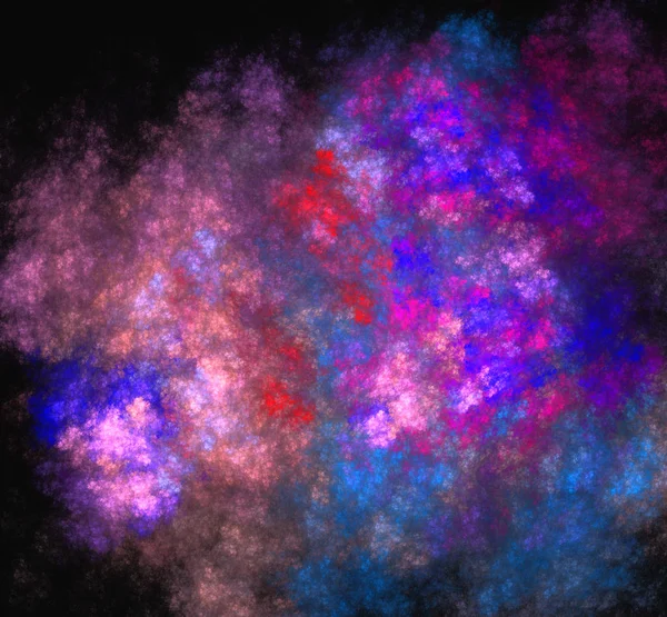 Lila Kék Rózsaszín Absztrakt Fantasy Fraktál Textúra Digitális Művészet Leképezést — Stock Fotó
