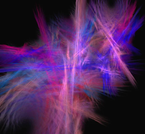 Violett Blau Rosa Abstrakt Fantasy Fraktale Textur Digitale Kunst Darstellung — Stockfoto