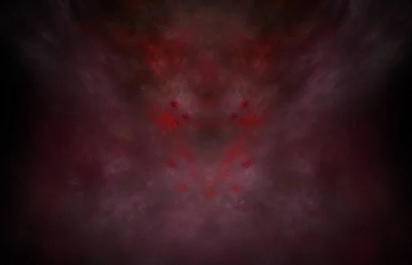 Red Fractal Glowing Pattern Fantasy Fractal Texture Digital Art Rendering — Stock Photo, Image